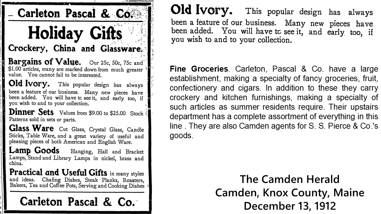 Carlton Pascal & Co,  Camden - Holiday Gifts