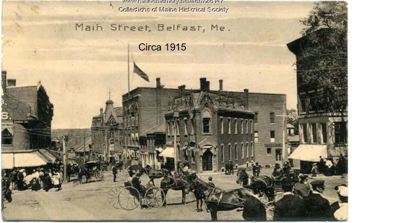 Main St, Belfast circa 1915