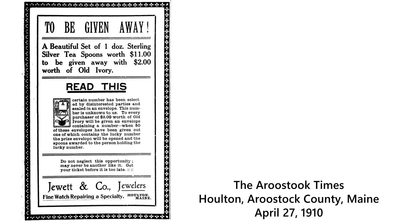 Jewett & Co., Jewelers, Houlton