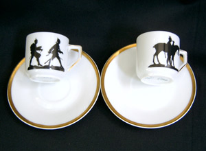 Demi cups and saucers