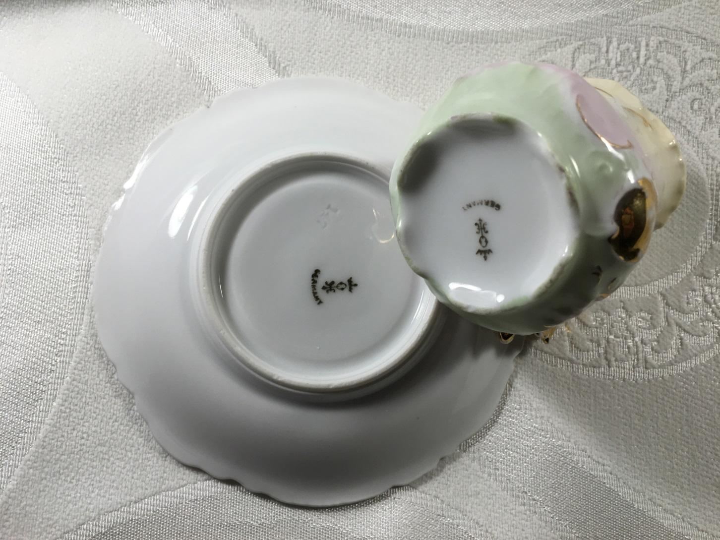 ohme B45 cup and saucer marks